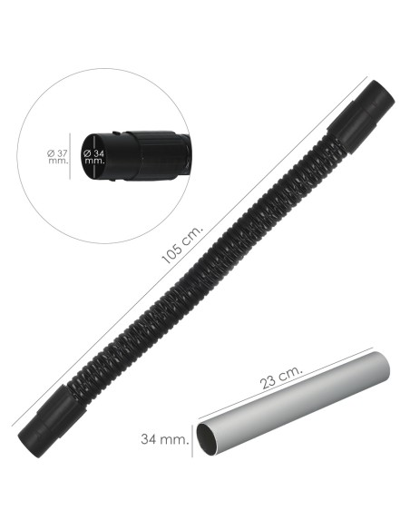 Tubo Con Lanza Para Aspirador De Cenizas Aspirador Cenizas Wolfpack 1200 Watt. 15 Litros (Codigo 07010550)