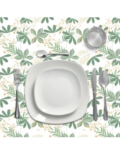 Mantel Hule Impermeable Antimanchas Primavera PVC 140x250 cm. Recortable Uso Interior y Exterior 2