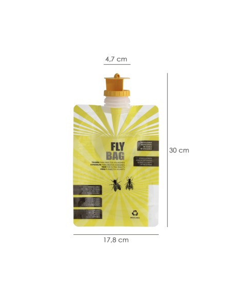 Trampa Exterior Para Moscas Reutilizable (5 Unidades).