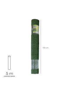 Cesped Artificial 7 mm. Rollo 1x5 metros. Césped Moqueta Para Interior y Exterior. Jardín, Terraza, Balcón. Uso Domestico 2
