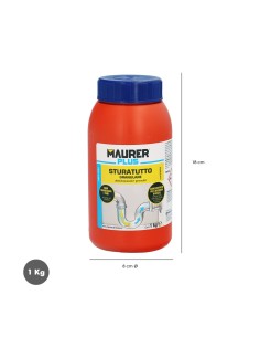 Desatascador Granular Profesional 1 Kg. Desatascador De Tuberías, Eliminador De Atascos, Limpiador De Tuberías 2