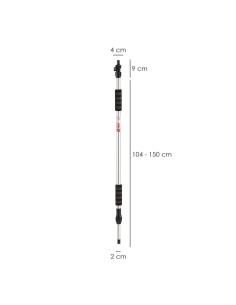 Mango Metalico Aluminio Para Cepillo Lavacoches. Medida de 100 a 150 cm . 2