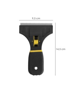 Rascavidrios Profesional Retractil Mango Soft Touch Hoja 90 mm. 2