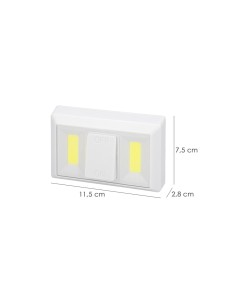 Linterna / Luces Led Para Pared / Armario A pilas (4 AAA) 250 Lumenes (Fijación Mediante Pegatina, Iman o Tornillos) 2