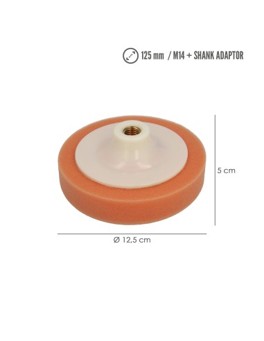 Disco Pulidor Esponja M-14 125mm.