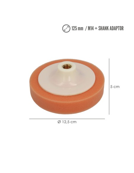 Disco Pulidor Esponja M-14 125mm.