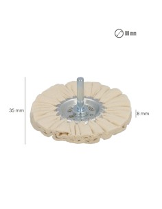 Disco Pulidor De Tela Para Taladro Ø 80mm. 2