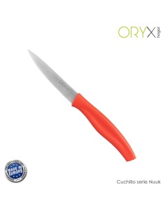 Cuchillo Nuuk Mondador Hoja Acero Inoxidable 9 cm. Rojo (1 Unidad) 2