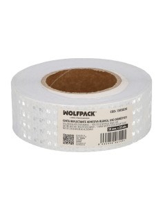 Cinta Adhesiva Reflectante Blanca 50 mm. x 33 metros. Uso doméstico. 2