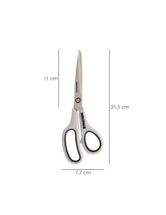 Tijeras Multiuso Acero Inoxidable 8,5" / 220 mm. Hojas Acero Inoxidable, Mango Comodo y Suave 2