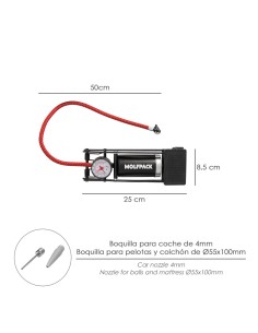 Bomba Inflar De Pie 1 Piston 2
