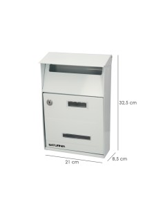 Buzon Exterior Country Blanco 215 x 320 x 105 mm. 2