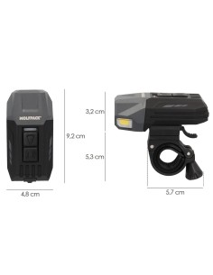 Luz Led Frontal Para Bicicleta / Patinete 800 Lumenes (7 Modos) Bateria Recargable USB 2