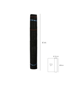 Malla Sombreo Rollo 4 x 50 metros, Reduce Radiación, Protección Jardín y Terraza, Regula Temperatura, Color Negro 2