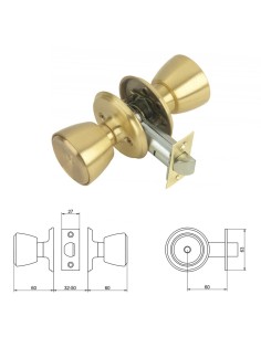 Pomo MCM 510 Latonado Entrada 60 mm. 2