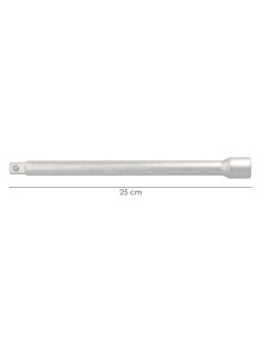 Alargadera Llave De Vaso Cuadradillo 1/2" Longitud 250 mm. Acero Cromo Vanadio 2