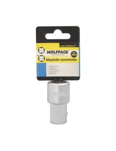 Adaptador Aumentador 1/2" Hembra A 3/4" Macho Acero Cromo Vanadio, Aristas Redondas, Reductor Carraca, 2