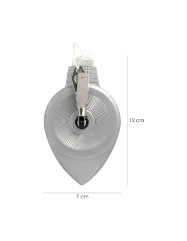 Tiralineas Aluminio Con Cuerda 30 Metros, Tiza Obra, Linea Obra Tiza, Cordel De Trazado.