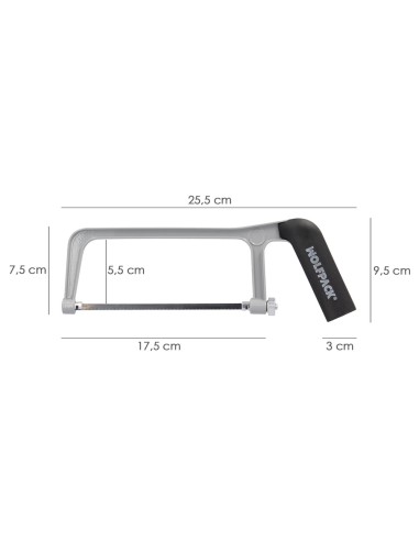 Arco Sierra Mini Profesional Aluminio Hoja 150 mm. Serrucho, Segueta, Segueta, Mini Arco Sierra