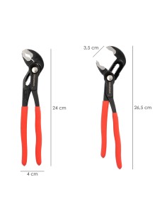 Tenazas Abertura Multiple Con Bloqueo 250 mm. Pico De Loro, Alicates Extensibles, Tenazas Fontanero 2