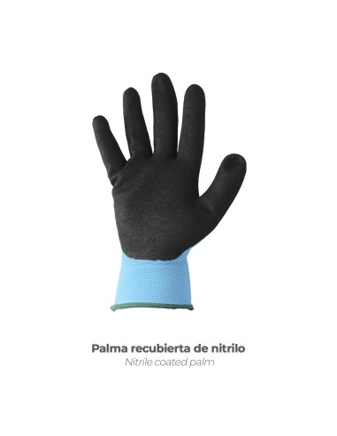 Guantes Nitrilo Reforzado Impregnado Talla 11"