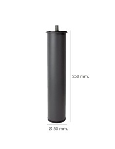 Juego Patas Somier Redondas (4 Unidades) Ø 5 x 25cm. 2