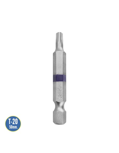 Puntas Largas Destornillador Torx T20 (2 Piezas). Acero S2 al Cromo Vanadio. Puntas Hexagonales, Destorpuntas,