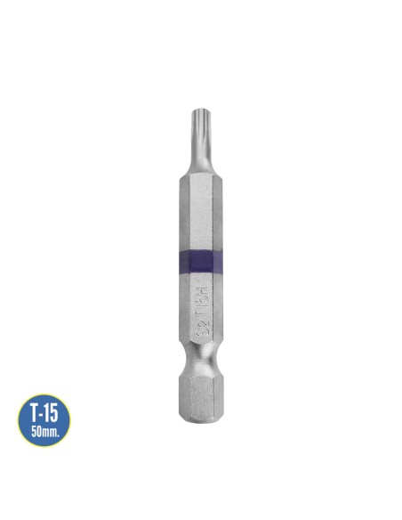 Puntas Largas Destornillador Torx T15 (2 Piezas). Acero S2 al Cromo Vanadio. Puntas Hexagonales, Destorpuntas,