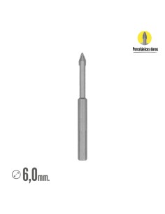 Broca Porcelanicos Duros Ø 6,0 mm. 2