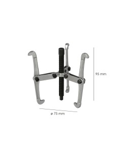 Extractores Interiores / Exteriores 3 Brazos Ø 75 mm. / 3" Extractor Paralelo, Extractor Rodamientos, Extractor Engranajes 2