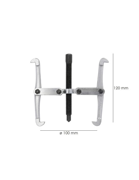 Extractores Interiores / Exteriores 2 Brazos Ø 100 mm. / 4" Extractor Paralelo, Extractor Rodamientos, Extractor Engranajes