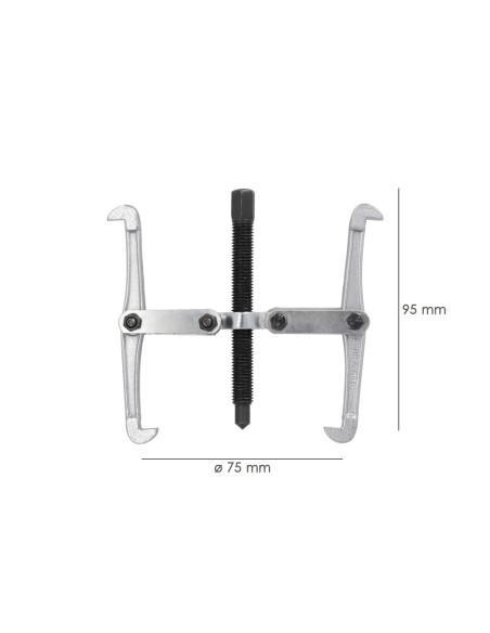 Extractores Interiores / Exteriores 2 Brazos Ø 75 mm. / 3" Extractor Paralelo, Extractor Rodamientos, Extractor Engranajes