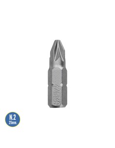 Puntas Destornillador Pozidriv Nº 2 (50 Piezas). Acero S2 al Cromo Vanadio. Puntas Hexagonales, Destorpuntas, 2