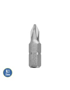 Puntas Destornillador Phillips Nº 1 (50 Piezas). Acero S2 al Cromo Vanadio. Puntas Hexagonales, Destorpuntas, 2