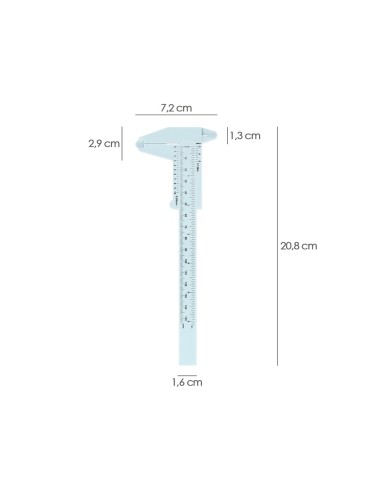 Calibre Plastico 150mm.