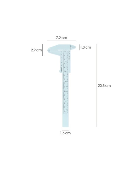 Calibre Plastico 150mm.