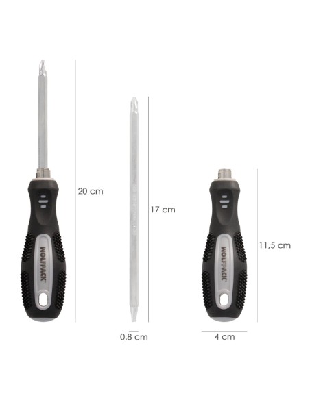 Destornillador Intercambiable 6x150 mm.