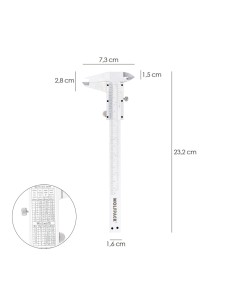 Calibre Acero Inoxidable Profesional 150 mm. Alta Precisión 2