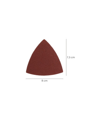 Lija Triangular Para Herramienta Multifuncion. Pack 20 Lijas