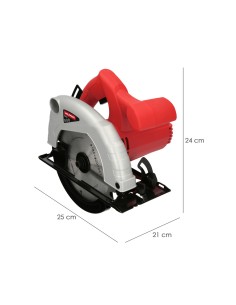 Sierra Circular 1300 Watt. Disco 185 mm. 4.800 RPM Corte a Inglete Con Regulador de Profundidad. Ingletadora, Sierra Madera. 2