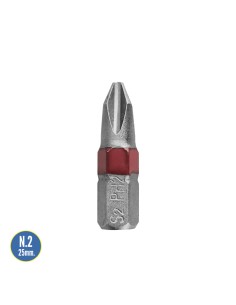 Puntas Largas Destornillador Phillips Nº 2 (2 Piezas). Acero S2 al Cromo Vanadio. Puntas Hexagonales, Destorpuntas, 2