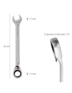 Llave Combinada Con Carraca 17 mm. DIN 3113 2