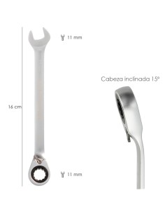 Llave Combinada Con Carraca 11 mm. DIN 3113 2