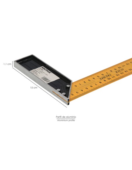 Escuadra Metalica 400 mm. Escuadra Carpintero, Escuadra Construcción,