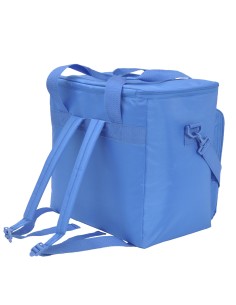 Bolsa / Mochila Termica Porta Alimentos Nevera 15 Litros Forro Interior PEVA, Con Espuma Aislante, Color Azul 2