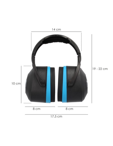 Protector Auditivo Cascos CE SNR 29 dB Trabajar, Dormir, Estudiar, Leer, Viajar, Ronquidos, Proteccion Auditiva Cascos