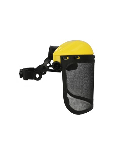 Protector Facial Con Arnes (Rejilla) Protección Facial Ajustable Malla protectora.