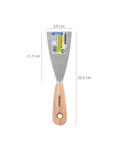 Espatula Mango Madera Hoja Acero 60 mm. Espatula Yeso, Espatula Pintor, Espatula Masillas, Espatula Pladur, etc. 2