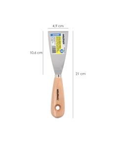 Espatula Mango Madera Hoja Acero 50 mm. Espatula Yeso, Espatula Pintor, Espatula Masillas, Espatula Pladur, etc. 2