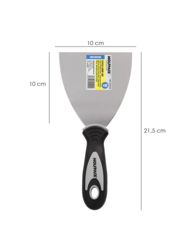 Espatula Mango Gummy Grip Hoja 100 mm. Espatula Yeso, Espatula Pintor, Espatula Masillas, Espatula Pladur, etc.